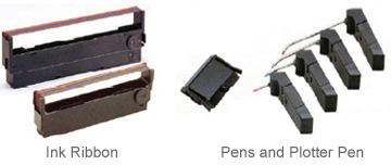 Ink Ribbon & Pens and Plotter Pen